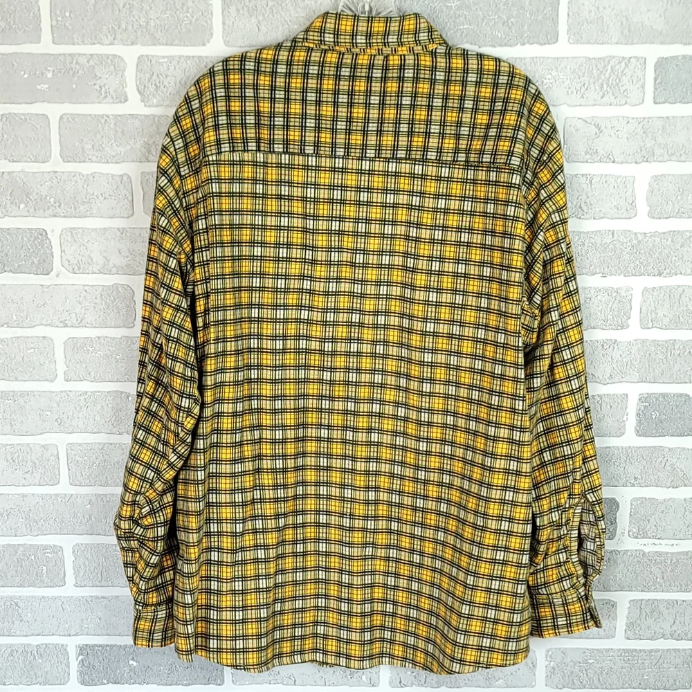 Haband Vintage 80's Pearl Snap Long Sleeve Shirt Made in Switzerland Men's L